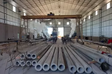 Celta | Nueva fábrica de postes