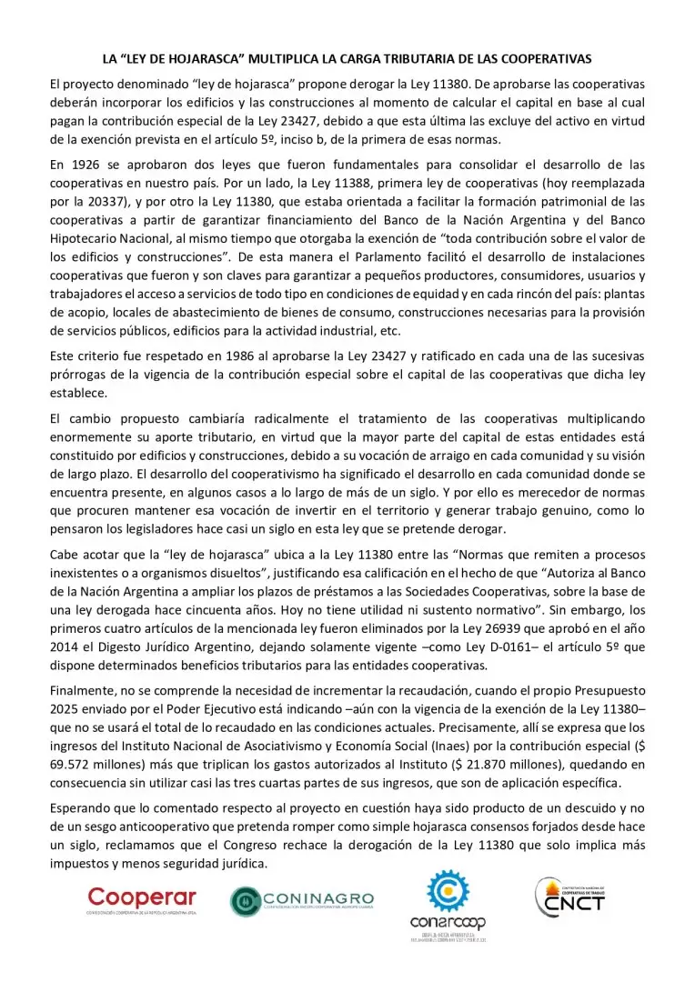 ley de hojarasca