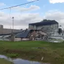 La cola de un tornado impact� en La Playosa